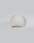 Aplique de cerámica GLOBE blanco + 1x bombilla LED E27 4000K Fría 7,5W 650lm