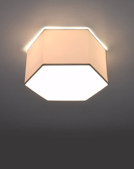 Plafond SUNDE 15 blanco + 2x bombilla LED E27 3000K Cálida 7,5W 620lm