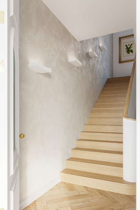 Aplique de cerámica TAUGAN blanco + 2x bombilla LED G9 3000K Warm 4.5W 510lm