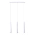 PRYSM Lámpara colgante 3L blanca + 3x bombilla LED G9 3000K Cálida 4,5W 450lm