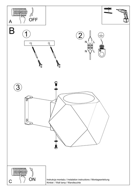 Aplique WOODY madera natural + 1x bombilla LED G9 4000K Fría 4,5W 530lm