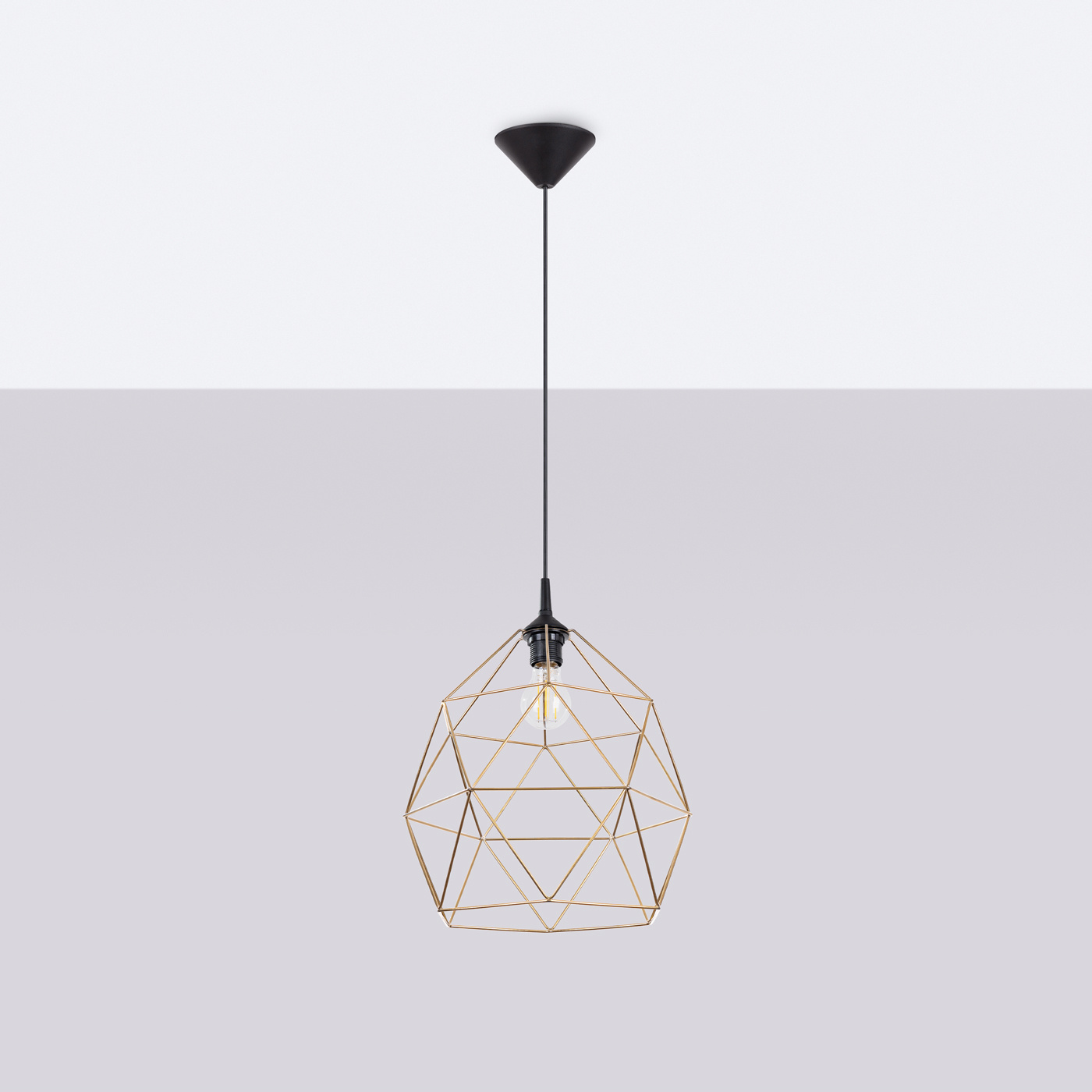 Lámpara colgante TRIOM 30 oro