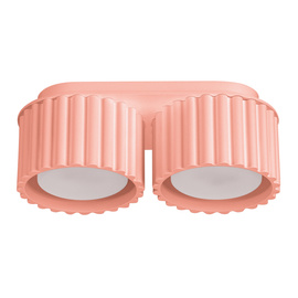 Lámpara de techo AURA 2 melocotón Gx53