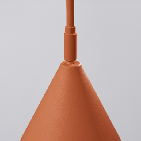 Aplique NOX rojo ocre