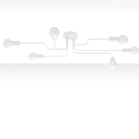 Lámpara VECTOR 6 blanca