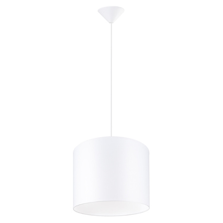 Lámpara colgante NOVA 30 blanca + 1x bombilla LED E27 3000K Cálida 7,5W 620lm