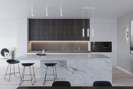 LAGOS 1 lámpara colgante blanca + 1x bombilla LED GU-10 4000K Fría 7W 630lm