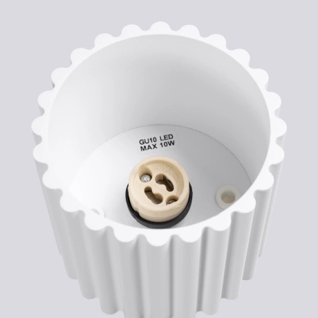 Plafón AURA 1 blanco GU10