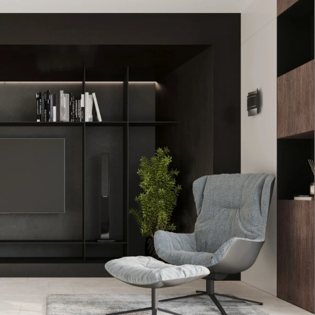 Aplique HESTIA negro