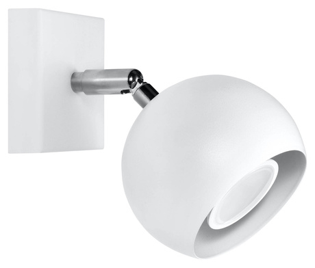 Aplique OCULARE 1 blanco + 1x bombilla LED GU-10 3000K Cálido 7W 620lm