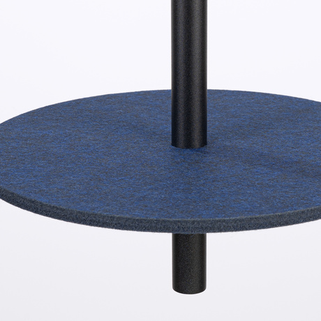 Lámpara colgante FELTRO 1 negro/azul marino