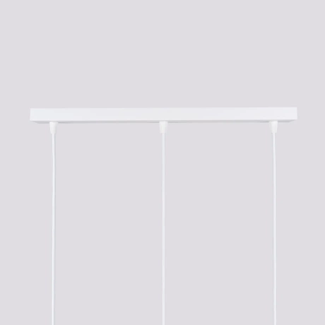 Lámpara colgante KARBON 3L blanca