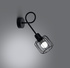 Aplique BELUCI 1S negro + 1x bombilla LED E14 4000K Fría 7,5W 680lm