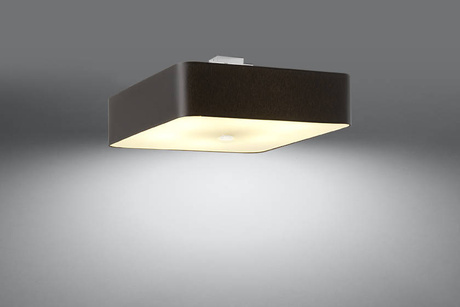 Plafond LOKKO 55 negro + 5x bombilla LED E27 3000K Cálida 7,5W 620lm