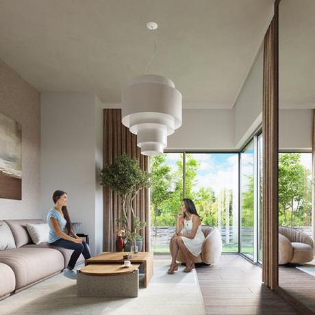 Lámpara REFLEXION 80 blanca + 7x bombilla LED E27 3000K Cálida 7,5W 620lm