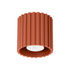 Plafón AURA 1 rojo ocre GU10