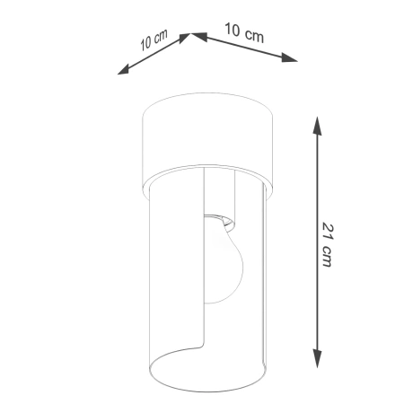 Plafón FLASH blanco