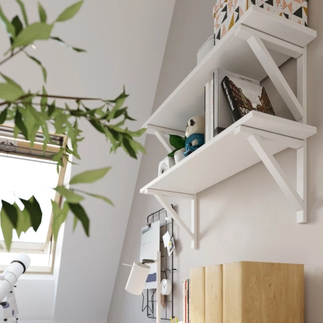 Lámpara de mesa RING blanca