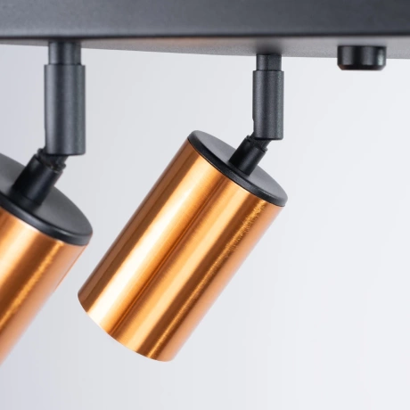 Lámpara de techo WINX 4 negro/cobre