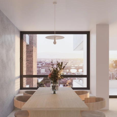 Lámpara colgante FLAVIO blanca