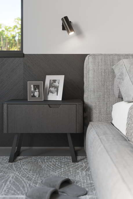 Plafond DIREZIONE 3 negro + 3x bombilla LED GU-10 3000K Cálido 7W 620lm