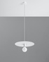 FLAVIO lámpara colgante blanco + 1x bombilla LED E27 3000K Cálido 7,5W 620lm