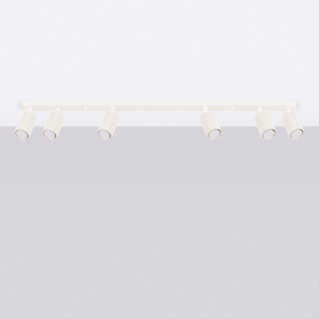 Lámpara de techo KARBON 6L beige