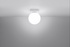 Plafond YOLI 1 blanco + 1x bombilla LED G9 4000K Fría 4,5W 460lm