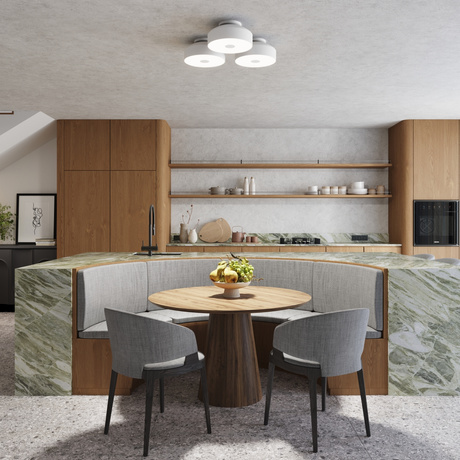 Lámpara de techo OMIQ blanca