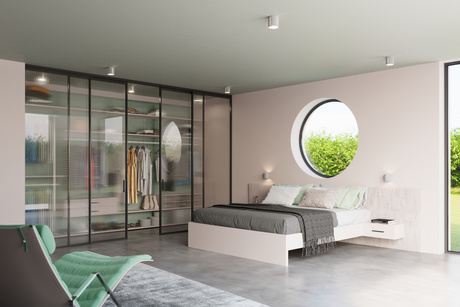 Plafond INEZ gris + 1x bombilla LED G9 3000K cálida 4,5W 510lm