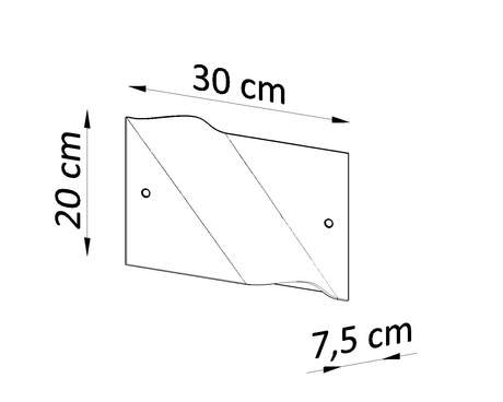 Aplique BUBBLE + 1x bombilla LED E27 3000K Cálida 7,5W 620lm