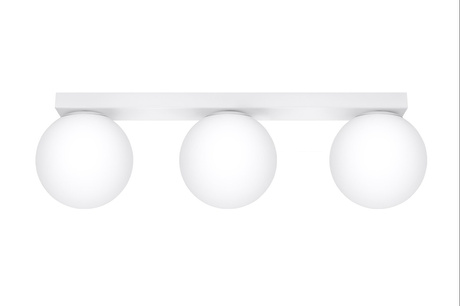 Plafond YOLI 3 blanco + 3x Bombilla LED G9 4000K Fría 4,5W 460lm