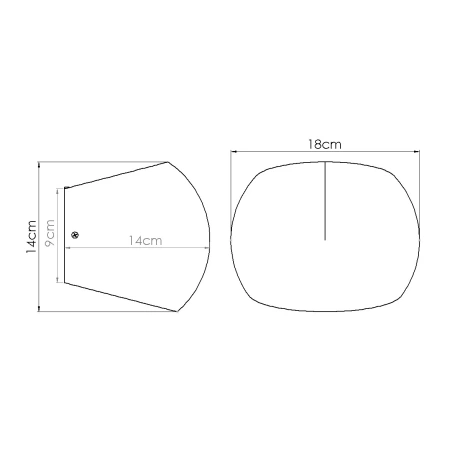Aplique GLOBE hormigón