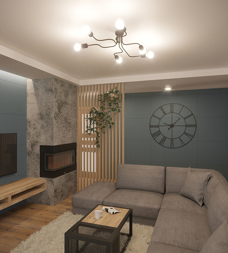 Lámpara de araña VECTOR 6 negra + 6x bombilla LED E27 4000K Fría 7,5W 650lm