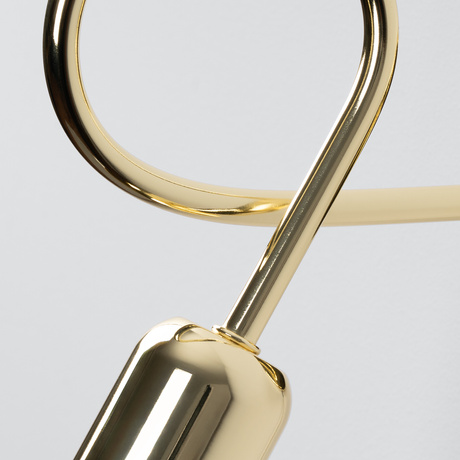 Aplique SUPEŁ oro brillo + 1X bombilla LED E27 3000K 7W 760lm