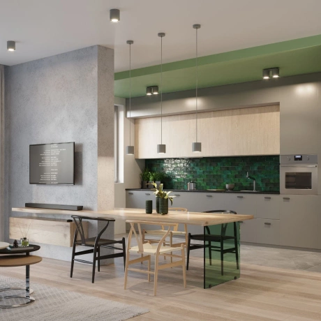 Lámpara de techo ORBIS 1 gris