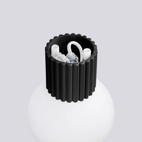 Aplique HALO negro IP44