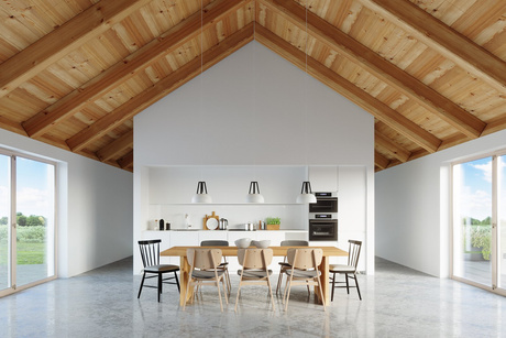 CASCO lámpara colgante blanco/negro + 1x bombilla LED E27 4000K Fría 7,5W 650lm