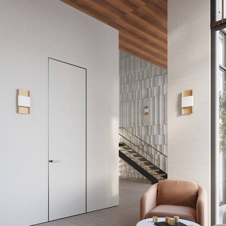 DURLIN Aplique oro/blanco + 2x bombilla LED G9 4000K Frío 4,5W 460lm