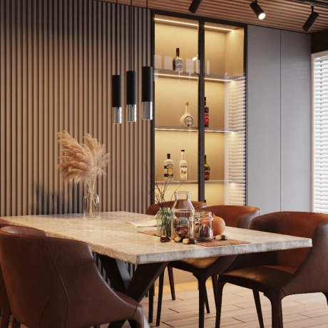 Aplique LOOPEZ negro/cromo