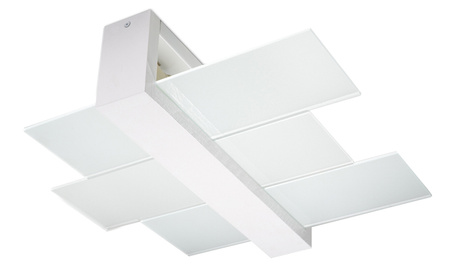 Plafond FENIKS 2 blanco + 2x bombilla LED E27 4000K Fría 7,5W 650lm