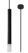 WEZYR 1 lámpara colgante negra + 1x bombilla LED G9 3000K Cálida 4,5W 510lm