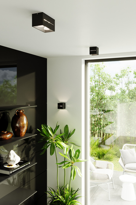 Aplique LOBO negro + 1x bombilla LED G9 3000K Warm 4.5W 510lm