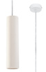 NANCY lámpara colgante de cerámica blanca + 1x bombilla LED GU-10 3000K Cálida 7W 620lm