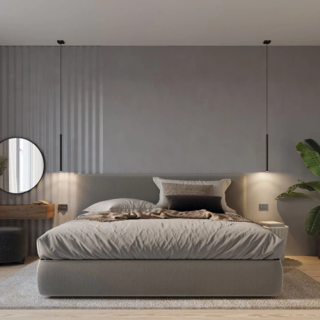 Lámpara colgante PASTELO 3 negro