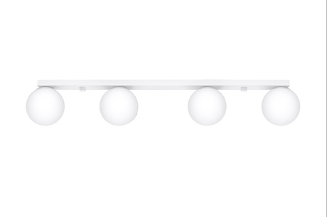 Plafond YOLI 4 blanco + 4x bombilla LED G9 3000K Cálido 4,5W 450lm