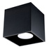 Plafond QUAD 1 negro + 1x bombilla LED GU-10 3000K Cálida 7W 620lm