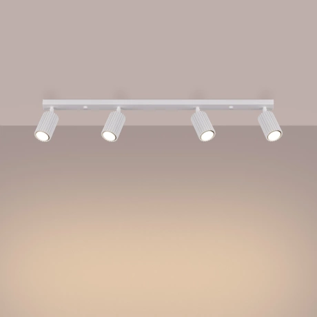 Lámpara de techo KARBON 4L blanca