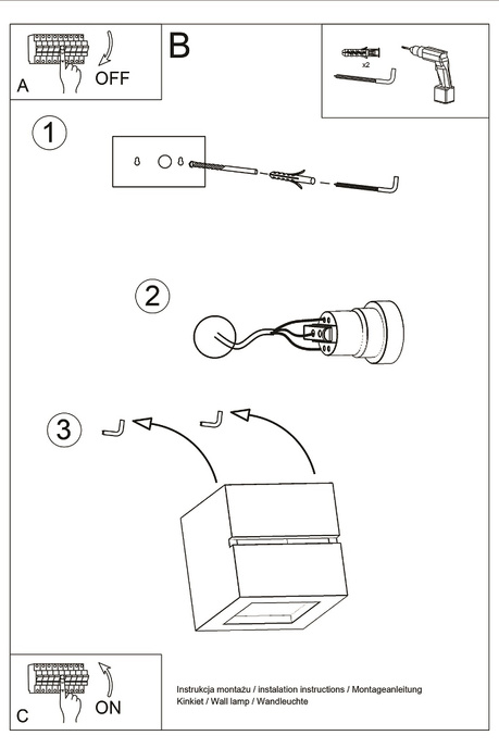 Aplique de cerámica LEO LINE blanco + 1x bombilla LED E27 4000K Fría 7,5W 650lm