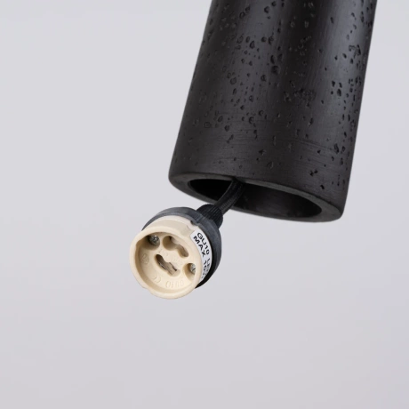 Lámpara colgante ELECTRA hormigón negro